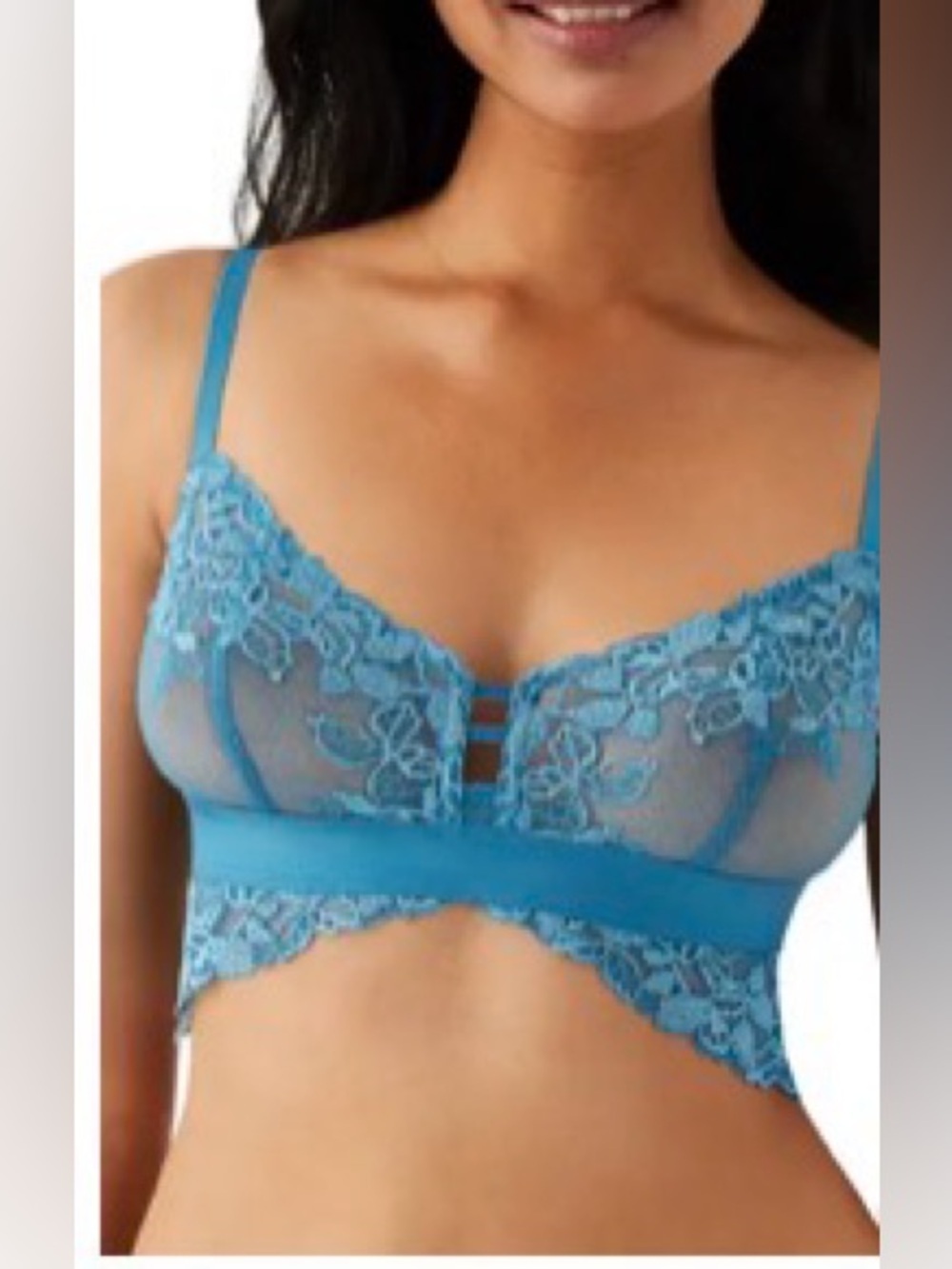 NWT B.Tempt’d by Wacoal Opening Act Lace and Mesh Bralette
